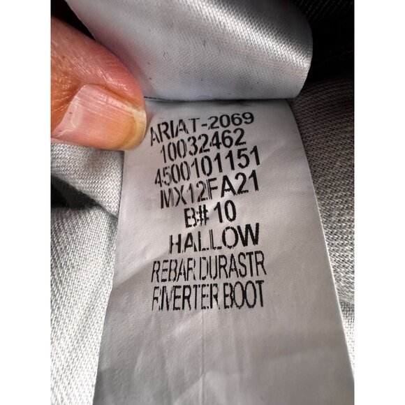 Ariat Rebar Riveter Bootcut Jeans Women's 30S Hallow Mid Rise Stretch Workwear - Picture 5 of 16